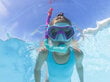 Bestway Lasten sukellussetti, jossa on evät, vaaleanpunainen hinta ja tiedot | Snorklaussetit | hobbyhall.fi