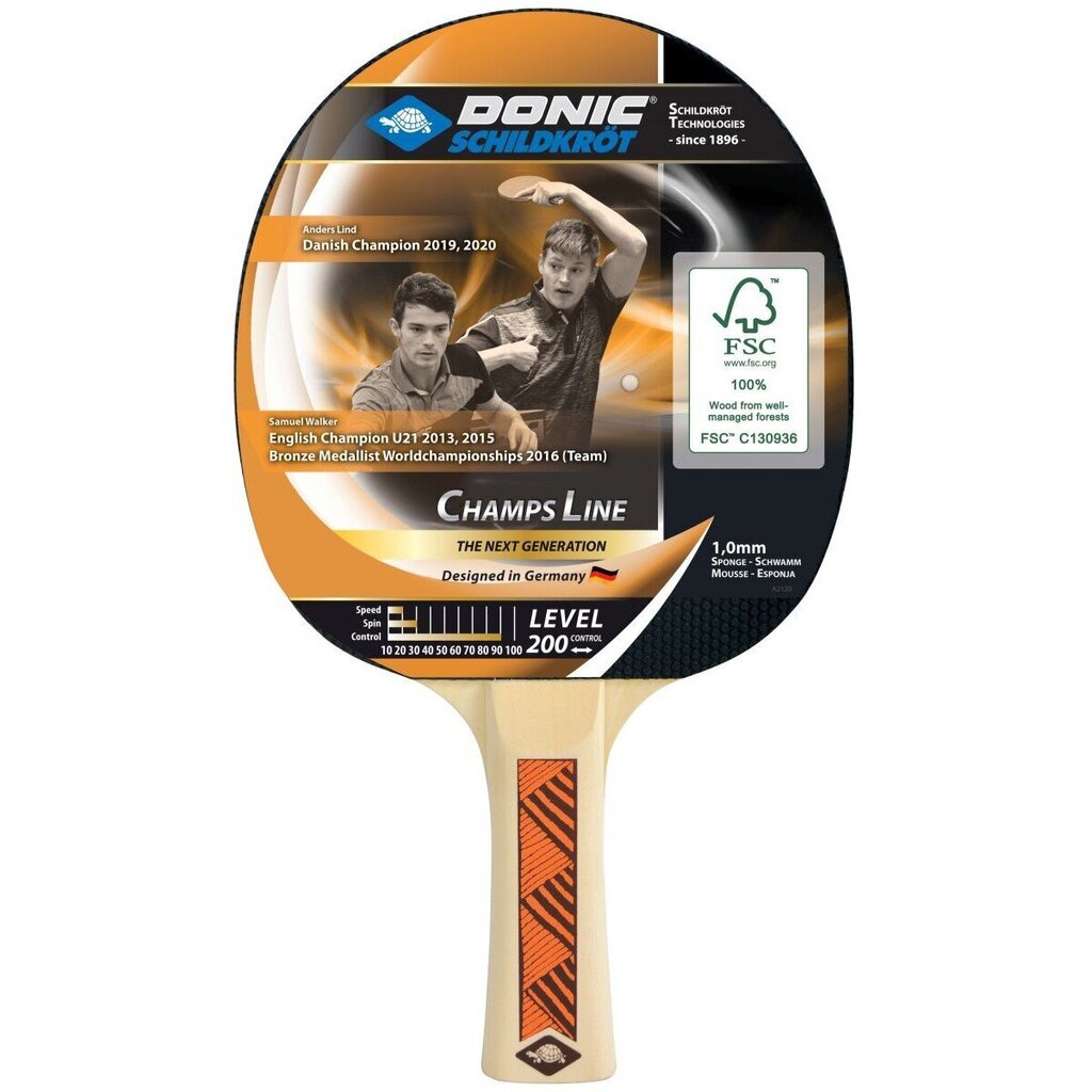 Donic Champ Line 200 FSC tennismaila hinta ja tiedot | Pingismailat | hobbyhall.fi