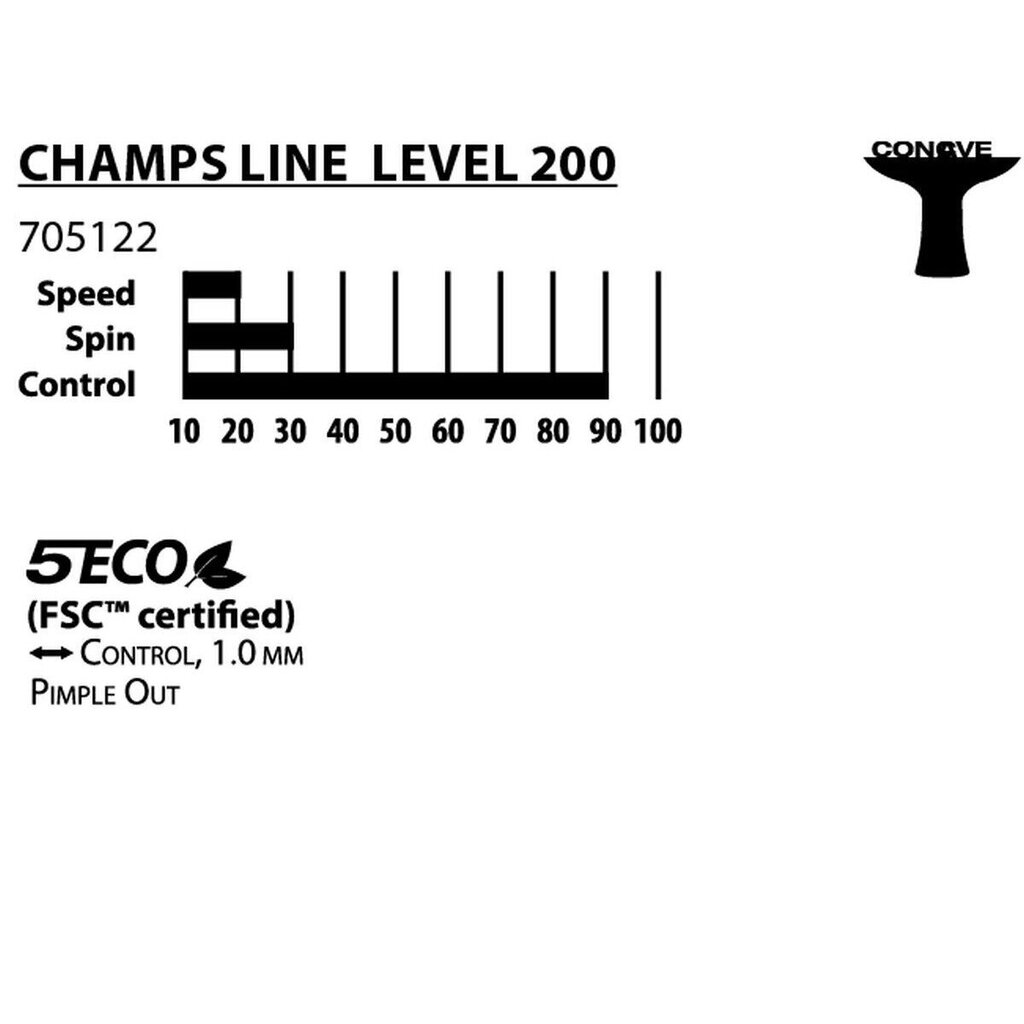 Donic Champ Line 200 FSC tennismaila hinta ja tiedot | Pingismailat | hobbyhall.fi