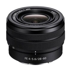 Sony FE 28-60mm f/4-5.6 objektiivi, musta hinta ja tiedot | Objektiivit | hobbyhall.fi