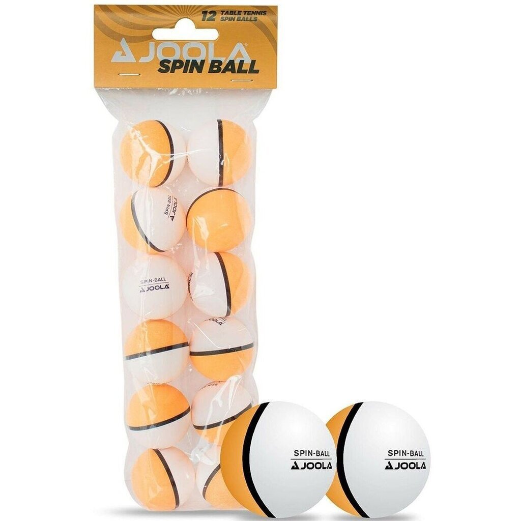 Joola Spin Ball pöytätennispallosarja, 12 kpl. hinta ja tiedot | Pingispallot | hobbyhall.fi