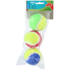 Tennispallot 3 kpl, värilliset hinta ja tiedot | Tennisvälineet | hobbyhall.fi