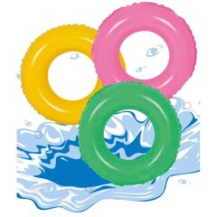 Puhallettava uimarengas 60 cm, keltainen hinta ja tiedot | Puhallettavat vesilelut ja uima-asusteet | hobbyhall.fi