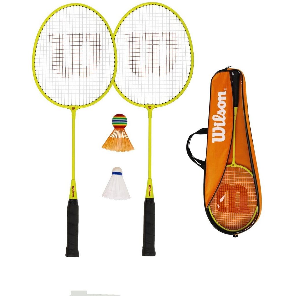 WILSON JUNIOR sulkapallosetti 5-in-1, oranssi hinta ja tiedot | Sulkapallo | hobbyhall.fi