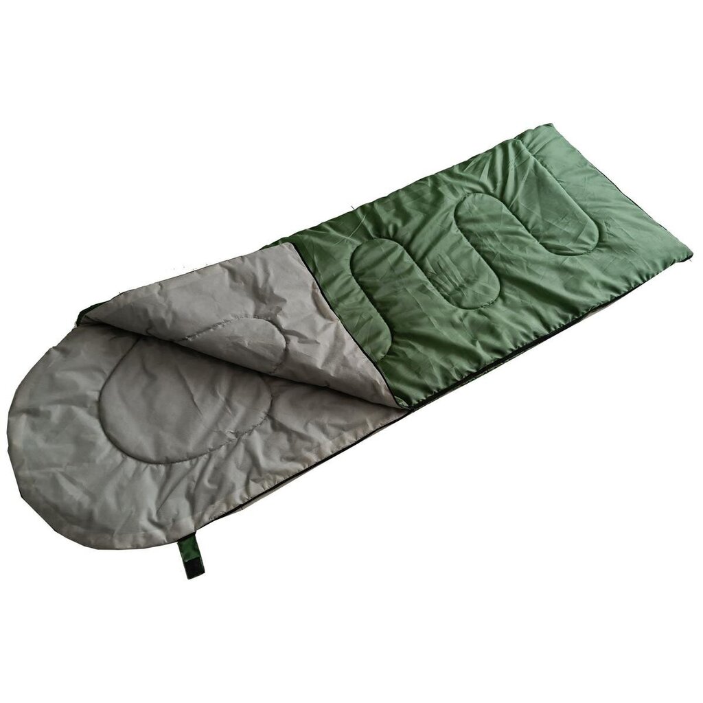 QUEST vaellus makuupussi 210x70 cm ENERO CAMP GREEN ENERO CAMP GREEN hinta ja tiedot | Makuupussit | hobbyhall.fi