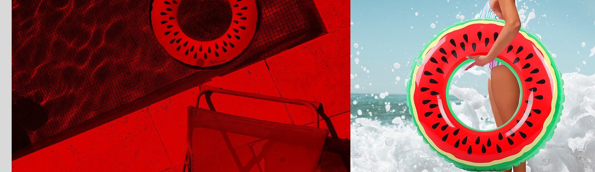 Puhallettava uimarengas XL 90 cm, vesimeloni hinta ja tiedot | Puhallettavat vesilelut ja uima-asusteet | hobbyhall.fi