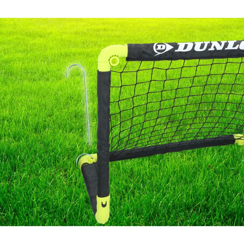 Dunlop kokoontaitettava jalkapallomaali verkolla 90x59x61 cm hinta ja tiedot | Jalkapallomaalit ja verkot | hobbyhall.fi