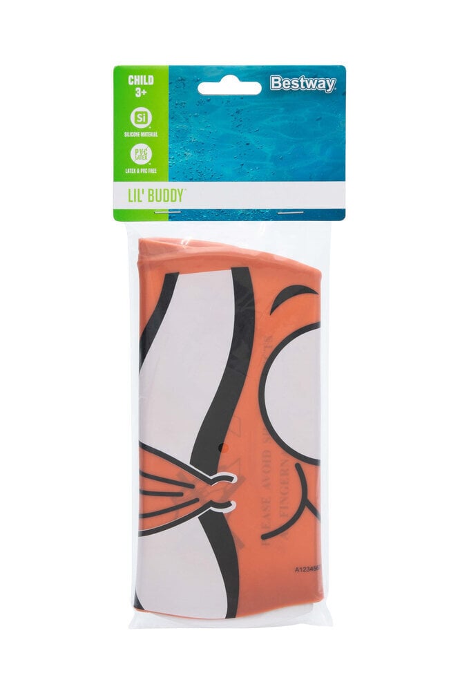 BESTWAY silikoninen uimalakkki, oranssi hinta ja tiedot | Uimalakit | hobbyhall.fi