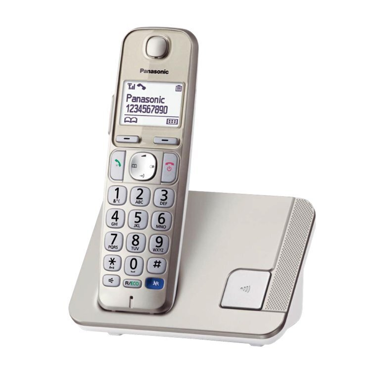 Panasonic KX-TGE210FXN, hopeinen hinta ja tiedot | Lankapuhelimet | hobbyhall.fi