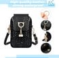 Mini Becanno crossbody laukku, vetoketju, 21x14x8 cm, musta hinta ja tiedot | Naisten laukut | hobbyhall.fi