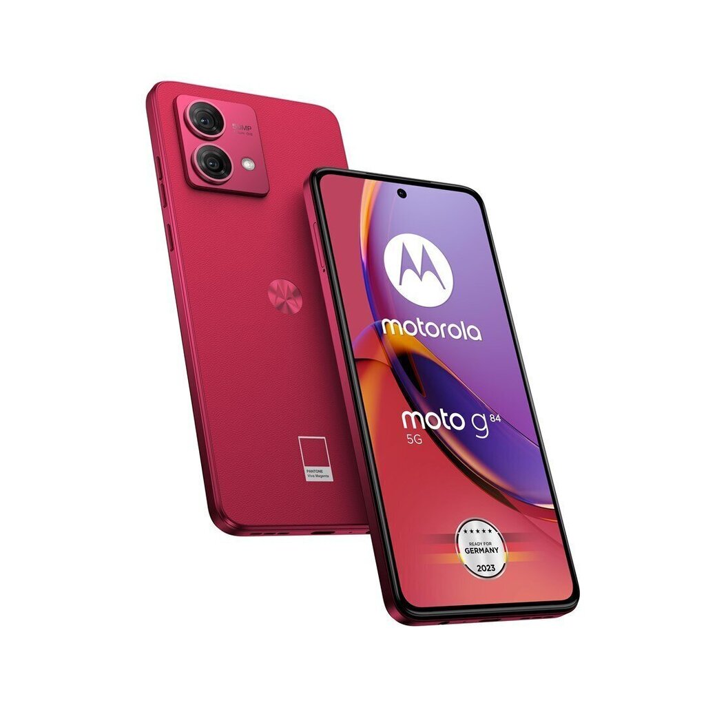 Motorola Moto G84 12/256GB Viva Magenta PAYM0002SE hinta ja tiedot | Matkapuhelimet | hobbyhall.fi