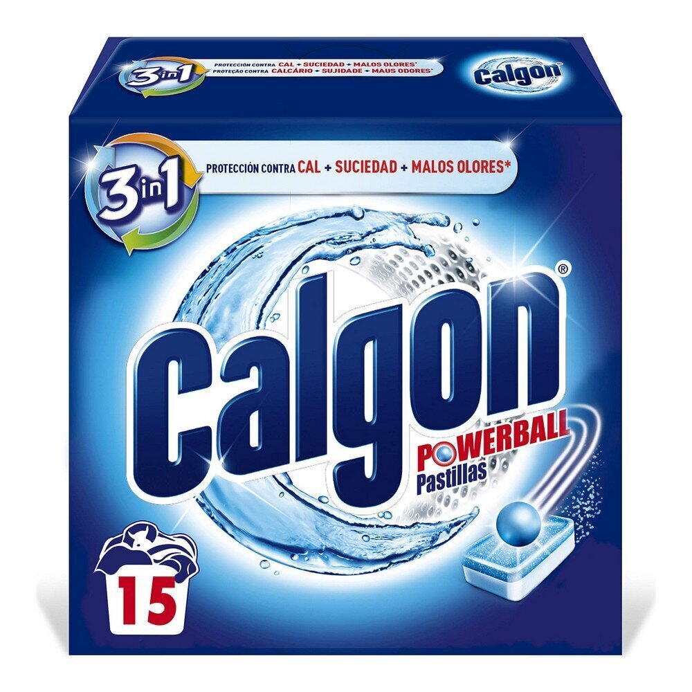 Kalkkia irrottava Calgon (15 kpl) hinta ja tiedot | Puhdistusaineet | hobbyhall.fi