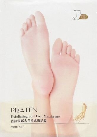 Pilaten Foot Membrane Exfoliating jalkanaamio 36 g hinta ja tiedot | Vartalokuorinnat | hobbyhall.fi