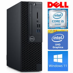 Dell 3060 SFF i5-8500 32GB 1TB SSD M.2 NVME DVD WIN11Pro hinta ja tiedot | Pöytätietokoneet | hobbyhall.fi