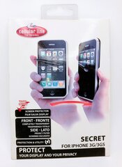 Cellularline CSPPRIVAIPHONE3G iPhone 3G/iPod kosketusnäyttösuoja, yksityinen hinta ja tiedot | Näytönsuojakalvot ja -lasit | hobbyhall.fi