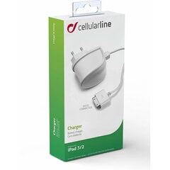 Cellularline ACHIPAD iPad huonelaturi 110-240V, valkoinen hinta ja tiedot | Puhelimen laturit | hobbyhall.fi