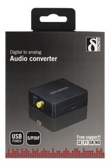 Deltaco DG-AN1, Toslink, RCA, 3,5 mm hinta ja tiedot | Kaapelit ja adapterit | hobbyhall.fi