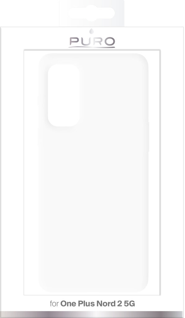 PURO OnePlus Nord 2:lle, läpinäkyvä hinta ja tiedot | Puhelimen kuoret ja kotelot | hobbyhall.fi