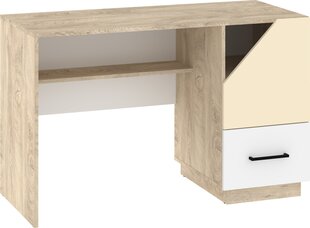 Työpöytä Pax-01, ruskea/keltainen hinta ja tiedot | Tietokonepöydät ja työpöydät | hobbyhall.fi