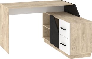 Työpöytä Pax-03, ruskea/musta hinta ja tiedot | Tietokonepöydät ja työpöydät | hobbyhall.fi