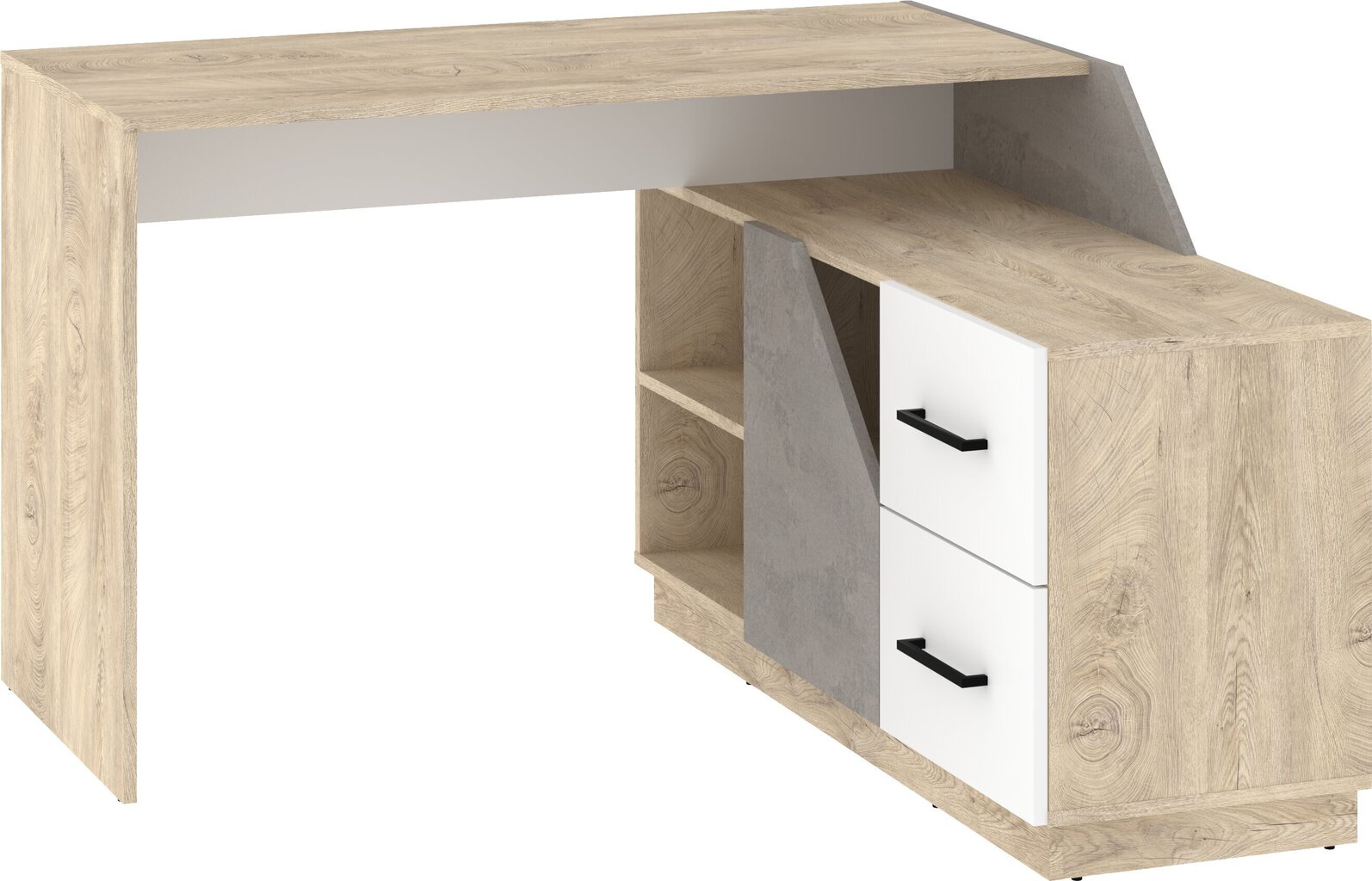 Työpöytä Pax-03, ruskea/harmaa hinta ja tiedot | Tietokonepöydät ja työpöydät | hobbyhall.fi