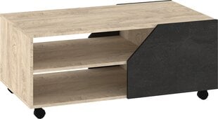 Sohvapöytä Pax-06, ruskea/musta hinta ja tiedot | Sohvapöydät | hobbyhall.fi