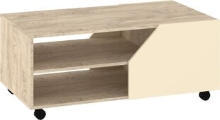 Sohvapöytä Pax-06, ruskea/keltainen hinta ja tiedot | Sohvapöydät | hobbyhall.fi