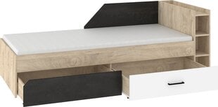 Sänky Pax-08, ruskea/musta hinta ja tiedot | Sängyt | hobbyhall.fi