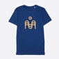 Logo T-paita, SMP24009 Sininen hinta ja tiedot | Miesten T-paidat | hobbyhall.fi