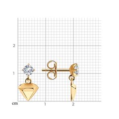 Kultakorvakorut , 1.36 g, 585° hinta ja tiedot | Korvakorut | hobbyhall.fi