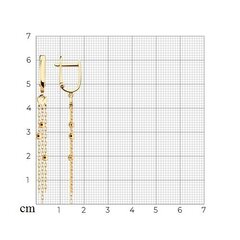 Kultakorvakorut , 2.15 g, 585° hinta ja tiedot | Korvakorut | hobbyhall.fi