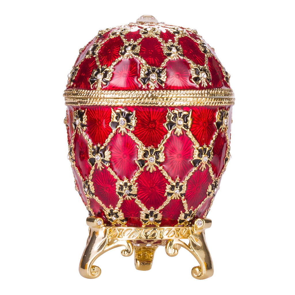 Faberge-tyylinen keisarillinen kruunausmuna, korurasia vaunuineen hinta ja tiedot | Muut hauskat lahjaideat | hobbyhall.fi