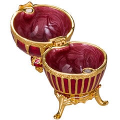 Faberge-tyylinen uurrettu muna, jalokivirasia keisarillisella kruunulla hinta ja tiedot | Danila-Souvenirs Lahjat ja juhlatarvikkeet | hobbyhall.fi