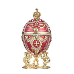 Faberge-tyylinen muna, jalokivirasia, jossa leijonat ja keisarillinen kruunu hinta ja tiedot | Danila-Souvenirs Lahjat ja juhlatarvikkeet | hobbyhall.fi