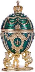 Faberge-tyylinen muna, jalokivirasia, jossa leijonat ja keisarillinen kruunu hinta ja tiedot | Danila-Souvenirs Lahjat ja juhlatarvikkeet | hobbyhall.fi