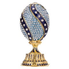 Faberge-tyylinen kierretty muna kukkakorilla hinta ja tiedot | Danila-Souvenirs Lahjat ja juhlatarvikkeet | hobbyhall.fi