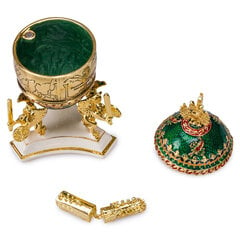 Faberge-tyylinen munarasia Trans-Siperian rautatie junalla hinta ja tiedot | Danila-Souvenirs Lahjat ja juhlatarvikkeet | hobbyhall.fi