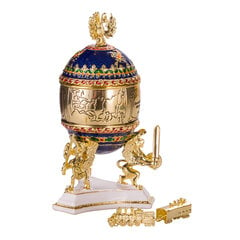 Faberge-tyylinen munarasia Trans-Siperian rautatie junalla hinta ja tiedot | Muut hauskat lahjaideat | hobbyhall.fi