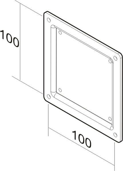 NEOMOUNTS FPMA-VESA100 VESA-sovitin hinta ja tiedot | TV-seinätelineet | hobbyhall.fi