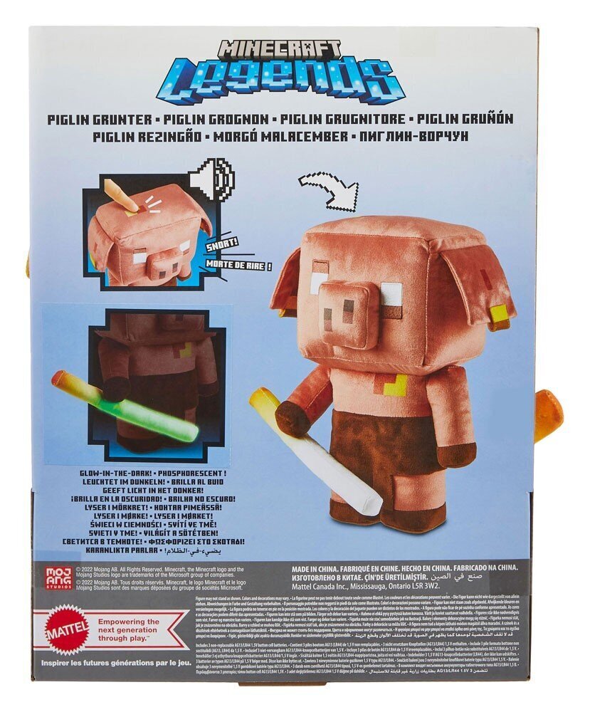 Pehmolelu Piglin Minecraft Legends, 29 cm hinta ja tiedot | Pelien oheistuotteet | hobbyhall.fi