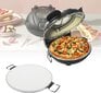 Klaif sähköinen pizzauuni, 420℃, 1200 W, 5 lämpötilatasoa, musta hinta ja tiedot | Sähkögrillit | hobbyhall.fi