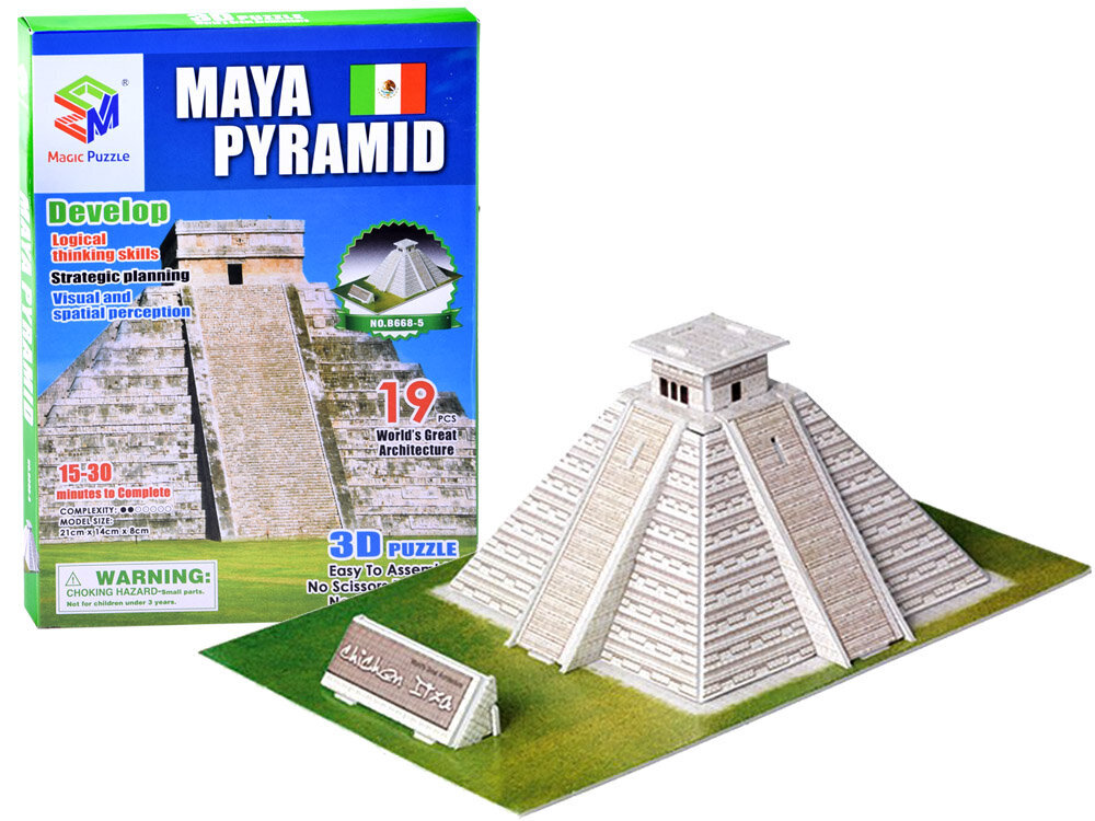 Maya pyramidi 3D palapeli hinta ja tiedot | Palapelit | hobbyhall.fi