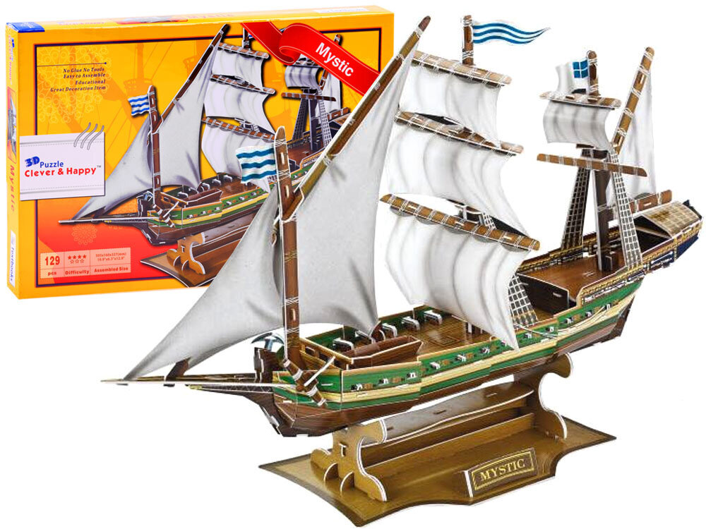 3D-palapeli - Mysteerilaiva, 129 palaa hinta ja tiedot | Palapelit | hobbyhall.fi