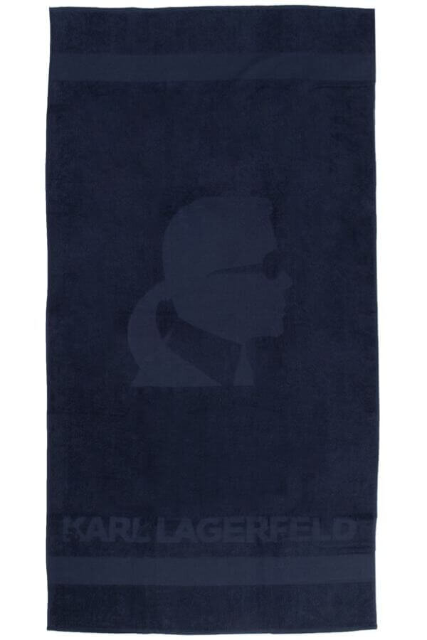 Karl Lagerfeld Towel Beach NAVY 170x95 cm hinta ja tiedot | Pyyhkeet | hobbyhall.fi
