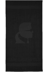 Karl Lagerfeld Towel Beach Black 170x95 cm hinta ja tiedot | Pyyhkeet | hobbyhall.fi