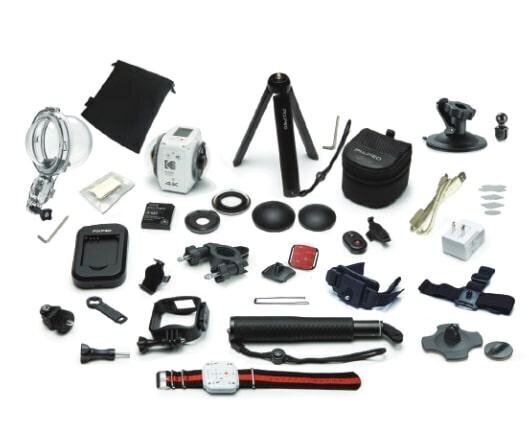 Kodak VR360 4K Ultimate Pack, valkoinen hinta ja tiedot | Videokamerat | hobbyhall.fi