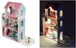 Puinen nukke - 123 cm, LED -valaistus, terassi, asusteet, lastentarha hinta ja tiedot | Tyttöjen lelut | hobbyhall.fi