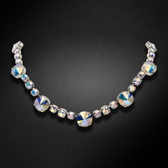 Kaulakoru Swarovski Vortex II (Aurora Borealis) DS00N116 hinta ja tiedot | Diamond Sky Jewelry Muoti | hobbyhall.fi