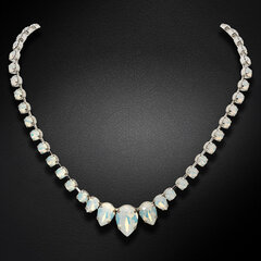 Kaulakoru Swarovski Leonora (White Opal) DS00N119 hinta ja tiedot | Diamond Sky Jewelry Naisten asusteet | hobbyhall.fi
