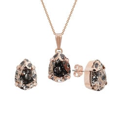 Naisten korusetti Diamond Sky Venus II (Rose Patina) Swarovski kristalleilla DS00S411 hinta ja tiedot | Korusetit | hobbyhall.fi